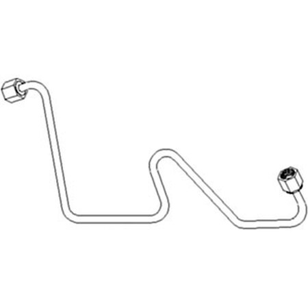 Aftermarket 3 Cylinder Injection Line Fits FordNew Holland 5000 5100 5200 D2NN9A557A